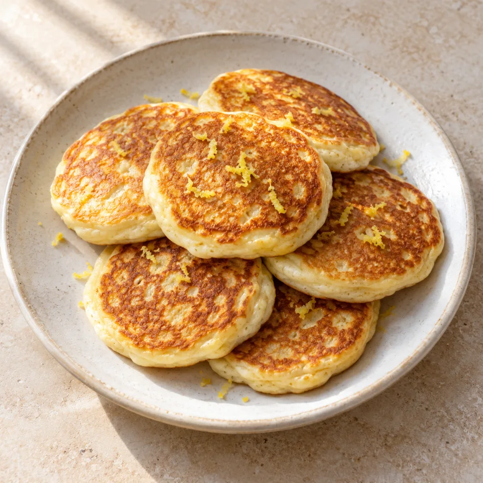 Tortitas de ricota y limón