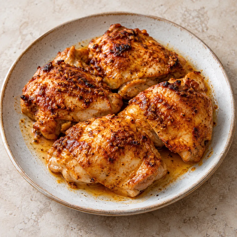 Pollo al yogur y pimentón